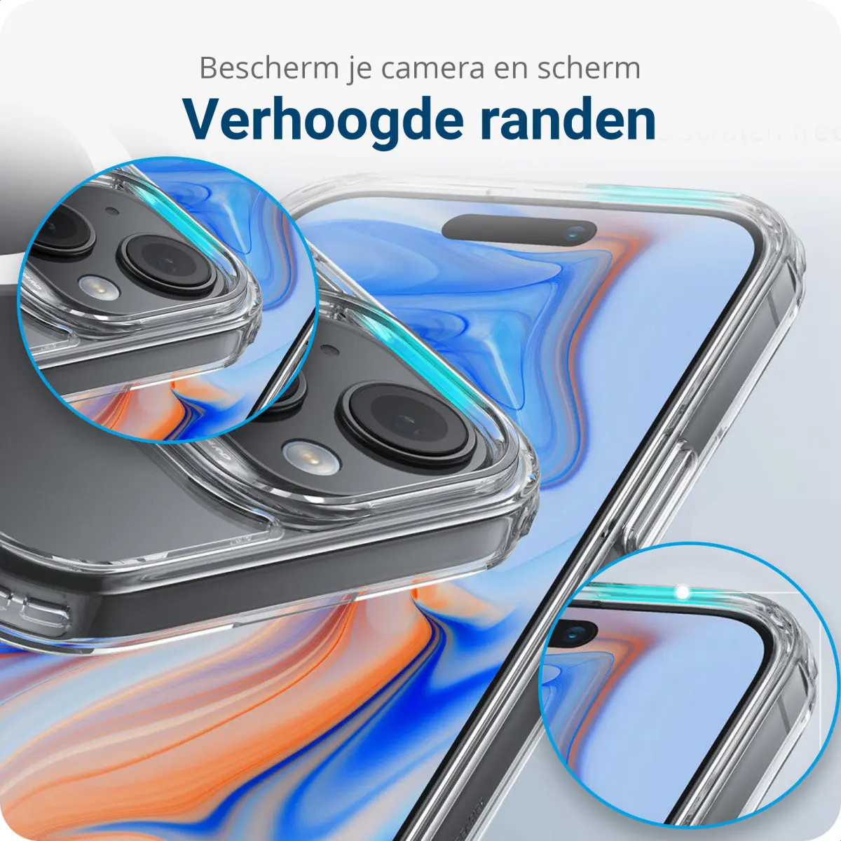 ESR Classic Hybrid Apple iPhone 15 Hoesje MagSafe Transparant afbeelding 6