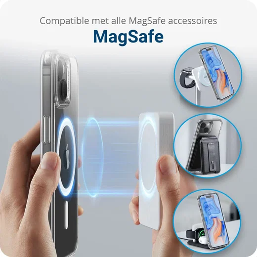 ESR Classic Hybrid Apple iPhone 15 Hoesje MagSafe Transparant afbeelding 4