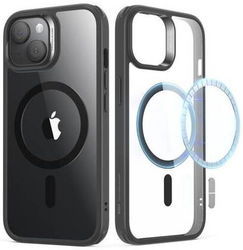 ESR Classic Hybrid Apple iPhone 15 Hoesje MagSafe Transparant Zwart afbeelding