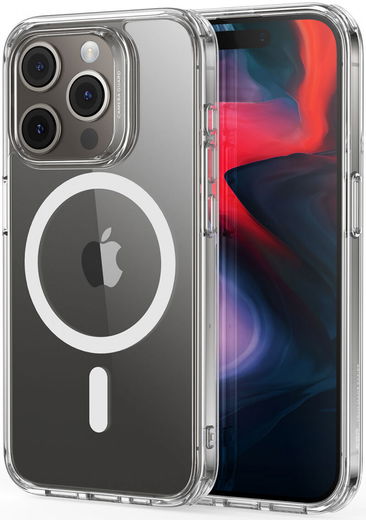 ESR Classic Hybrid iPhone 15 Pro Hoesje MagSafe Transparant afbeelding 13