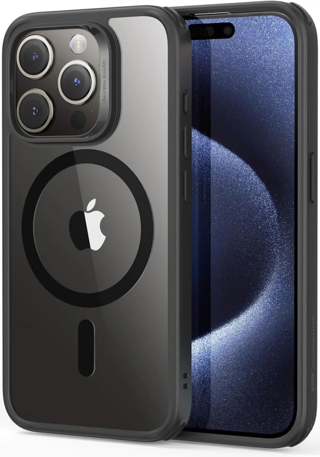 ESR Classic Hybrid iPhone 15 Pro Hoesje MagSafe Transparant Zwart afbeelding 2
