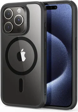 ESR Classic Hybrid iPhone 15 Pro Hoesje MagSafe Transparant Zwart