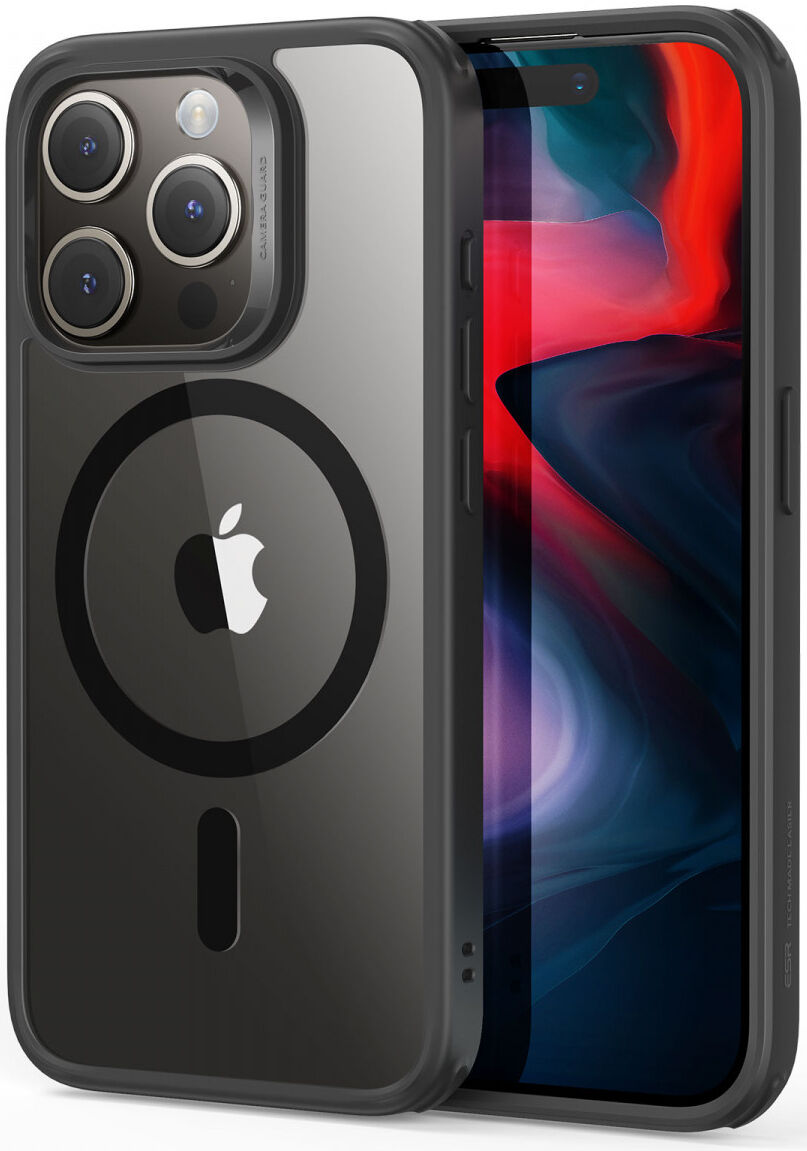 ESR Classic Hybrid iPhone 15 Pro Hoesje MagSafe Transparant Zwart afbeelding 13
