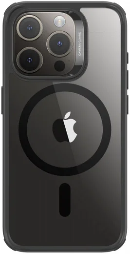 ESR Classic Hybrid iPhone 15 Pro Hoesje MagSafe Transparant Zwart afbeelding 12