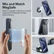 ESR Classic Hybrid iPhone 15 Pro Max Hoesje MagSafe Transparant Blauw afbeelding 2
