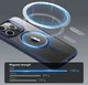 ESR Classic Hybrid iPhone 15 Pro Max Hoesje MagSafe Transparant Blauw afbeelding 10