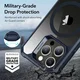ESR Air Armor HaloLock iPhone 15 Pro Hoesje Back Cover Clear Blauw afbeelding 4
