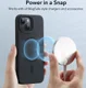 ESR Cloud Soft HaloLock Apple iPhone 15 Hoesje MagSafe Zwart afbeelding 3