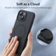 ESR Cloud Soft HaloLock Apple iPhone 15 Hoesje MagSafe Zwart afbeelding 5