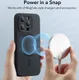 ESR Cloud Soft HaloLock Apple iPhone 15 Pro Hoesje MagSafe Zwart afbeelding 3