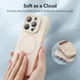 ESR Cloud Soft HaloLock Apple iPhone 15 Pro Hoesje MagSafe Beige afbeelding 4