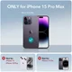 ESR Cloud Soft HaloLock Apple iPhone 15 Pro Max Hoesje MagSafe Zwart afbeelding 6