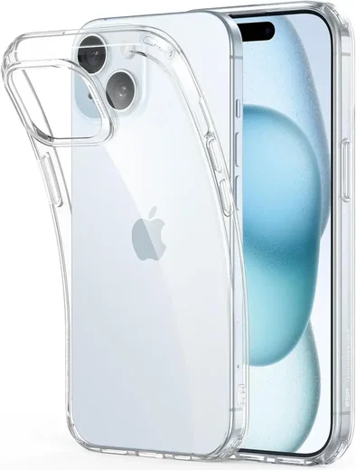 ESR Project Zero Apple iPhone 15 Hoesje Back Cover Transparant afbeelding 1