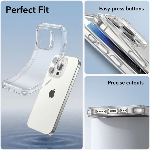 ESR Project Zero Apple iPhone 15 Pro Hoesje Back Cover Transparant afbeelding 5