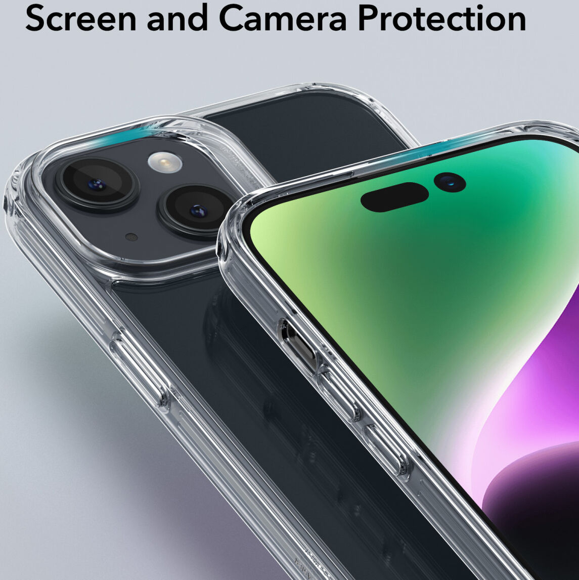 ESR Ice Shield Apple iPhone 15 Hoesje Tempered Glass Case Transparant afbeelding 6
