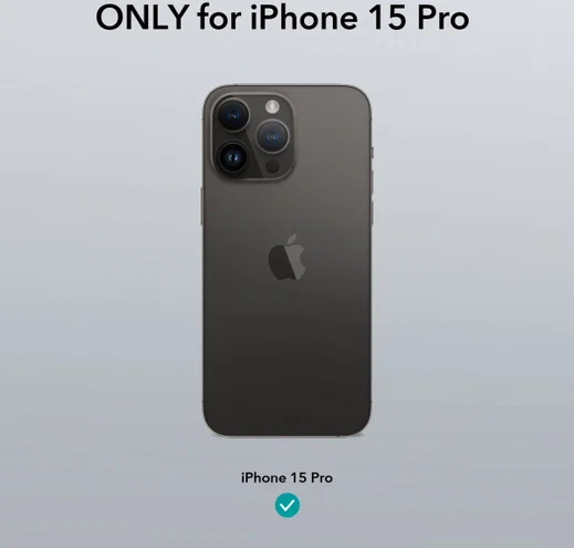 ESR Ice Shield iPhone 15 Pro Hoesje Tempered Glass Case Transparant afbeelding 7