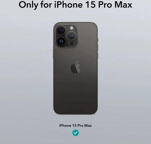 ESR Ice Shield iPhone 15 Pro Max Hoesje Tempered Glass Transparant afbeelding 7
