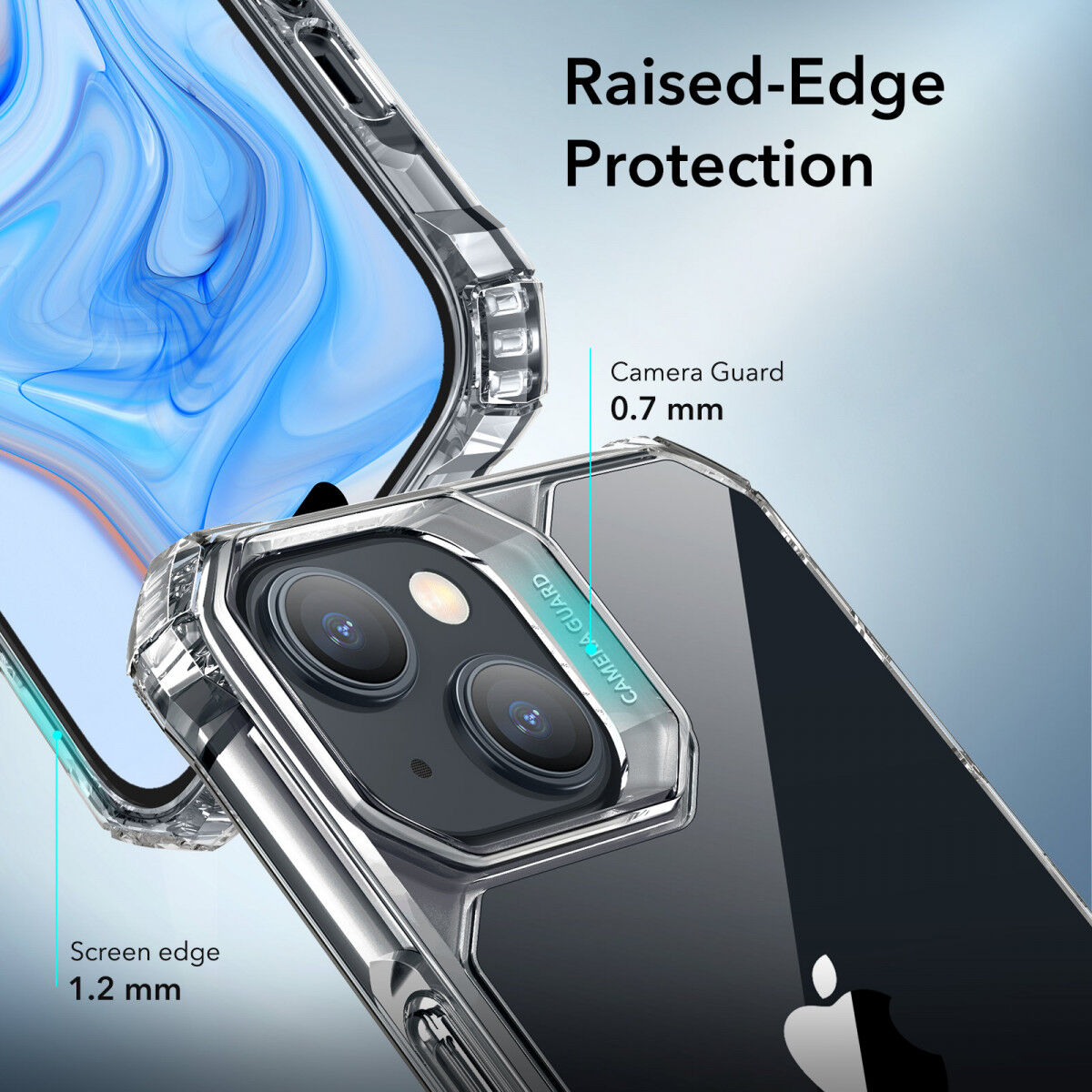 ESR Air Armor Apple iPhone 15 Hoesje Back Cover Transparant afbeelding 5