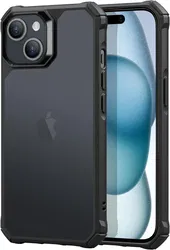 ESR Air Armor Apple iPhone 15 Hoesje Back Cover Zwart afbeelding