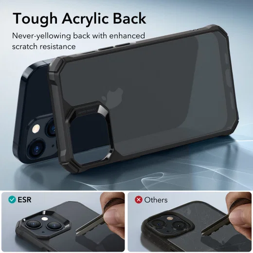 ESR Air Armor Apple iPhone 15 Plus Hoesje Back Cover Zwart afbeelding 4