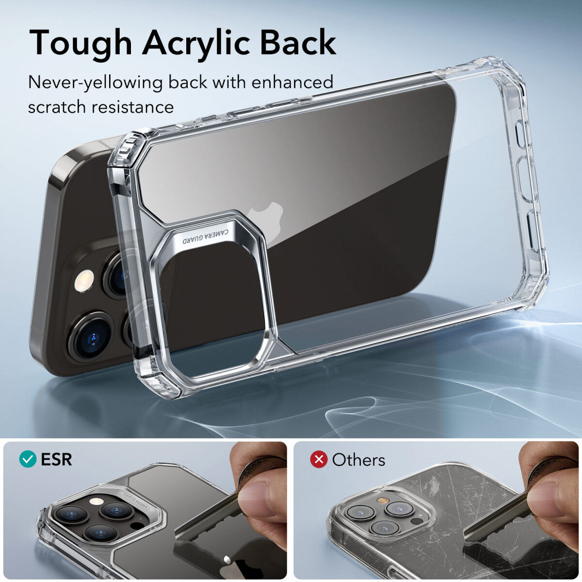 ESR Air Armor Apple iPhone 15 Pro Hoesje Back Cover Transparant afbeelding 4