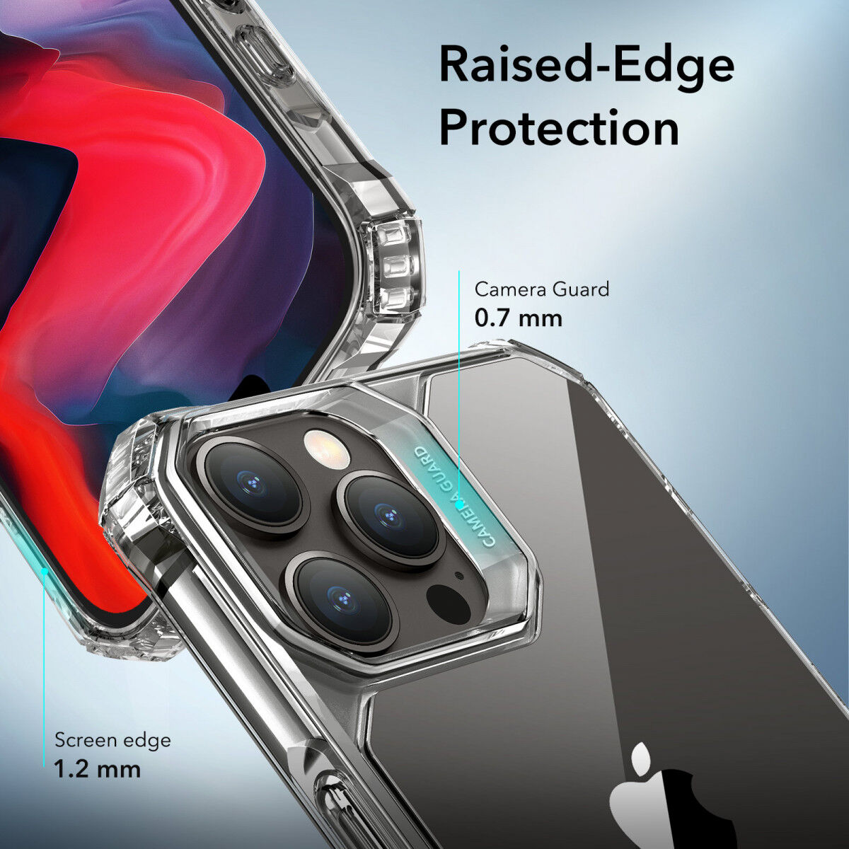 ESR Air Armor Apple iPhone 15 Pro Hoesje Back Cover Transparant afbeelding 6