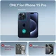 ESR Air Armor Apple iPhone 15 Pro Hoesje Back Cover Transparant Blauw afbeelding 7