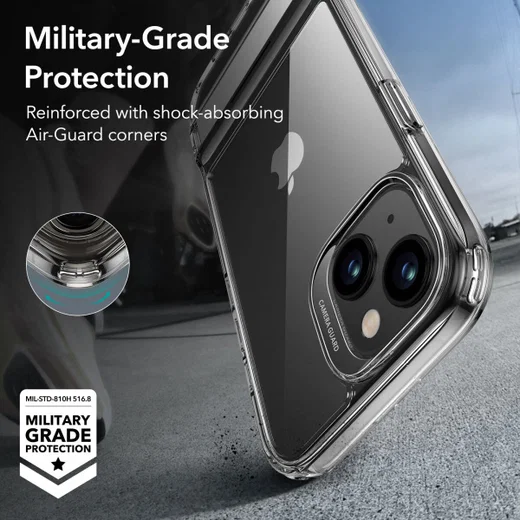 ESR Air Shield Boost Apple iPhone 15 Hoesje Kickstand Transparant afbeelding 2