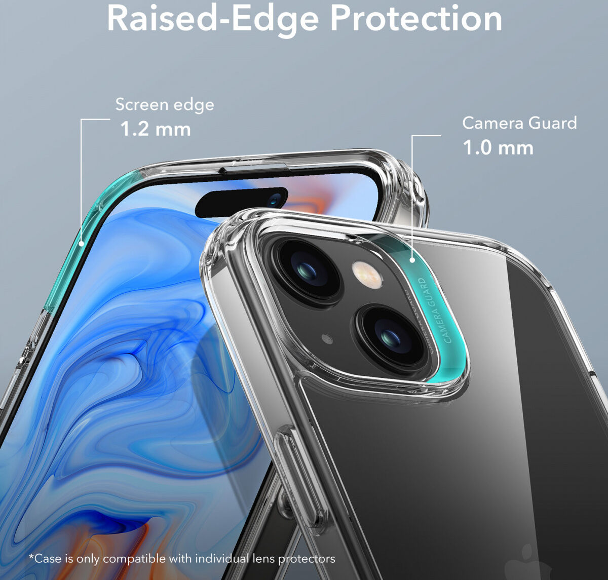 ESR Air Shield Boost Apple iPhone 15 Hoesje Kickstand Transparant afbeelding 6