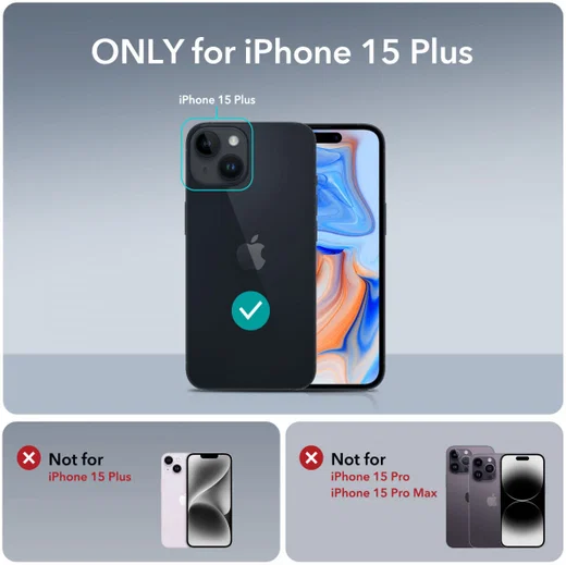 ESR Air Shield Boost Apple iPhone 15 Plus Hoesje Kickstand Transparant afbeelding 9