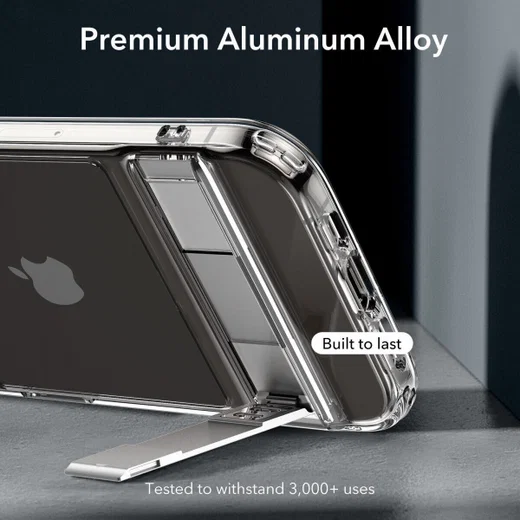ESR Air Shield Boost iPhone 15 Pro Max Hoesje Kickstand Transparant afbeelding 5