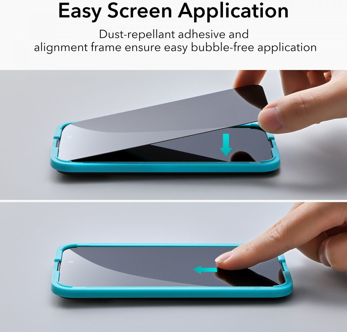 ESR Apple iPhone 15 Plus Privacy Screen Protector Tempered Glass afbeelding 6