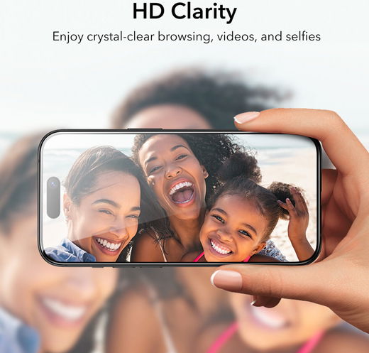 ESR Apple iPhone 15 Plus Privacy Screen Protector Tempered Glass afbeelding 7