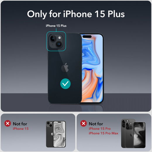 ESR Apple iPhone 15 Plus Privacy Screen Protector Tempered Glass afbeelding 8