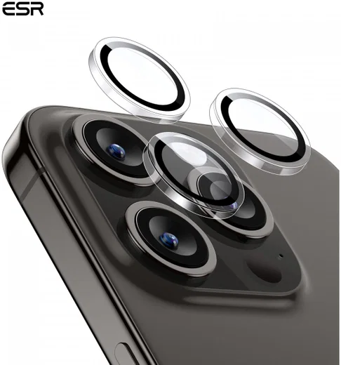 ESR Apple iPhone 15 Pro / 15 Pro Max Camera Lens Protector Transparant afbeelding 1
