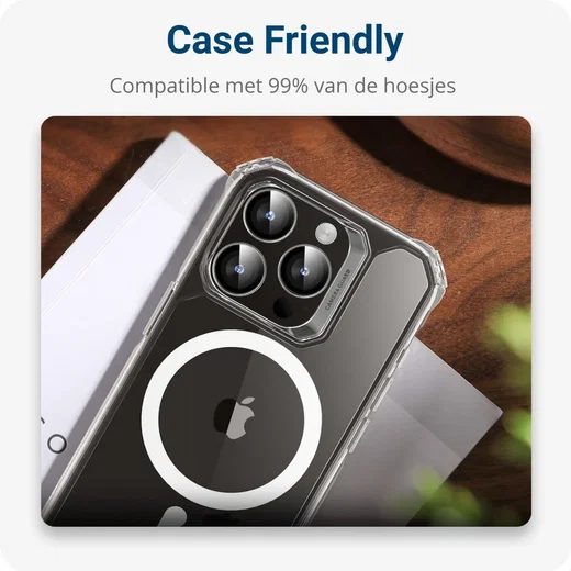 ESR Apple iPhone 15 Pro / 15 Pro Max Camera Lens Protector Transparant afbeelding 3