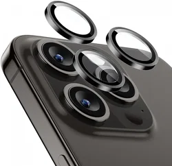 ESR Armorite Apple iPhone 15 Pro / 15 Pro Max Camera Lens Protector Zwart afbeelding