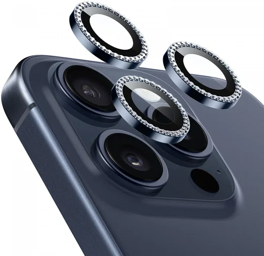 ESR Apple iPhone 15 Pro / 15 Pro Max Camera Lens Protector Rhinestone afbeelding 1