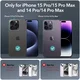 ESR Apple iPhone 15 Pro / 15 Pro Max Camera Lens Protector Rhinestone afbeelding 6
