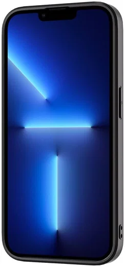 ABEEL Luxe Apple iPhone 13 Pro Hoesje Back Cover Leer Blauw afbeelding 3