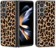 ABEEL Luipaard Samsung Galaxy Z Fold 5 Hoesje Back Cover Goud afbeelding 1