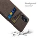 Oppo A98 Hoesje met Kaarthouder Back Cover Bruin afbeelding 4