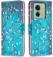 Motorola Edge 40 Hoesje Portemonnee Book Case Blossom Print afbeelding 4
