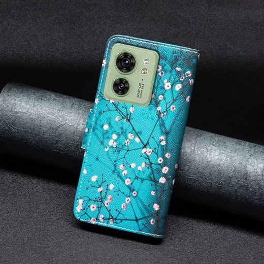 Motorola Edge 40 Hoesje Portemonnee Book Case Blossom Print afbeelding 6