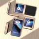 Motorola Razr 40 Ultra Hoesje Leer Back Cover Zwart afbeelding 4