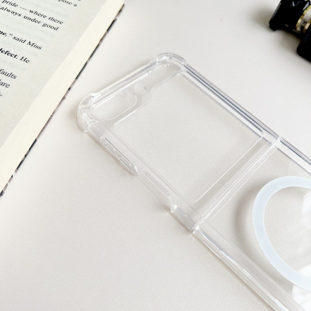 Samsung Galaxy Z Flip 5 Hoesje met MagSafe Back Cover Transparant afbeelding 7