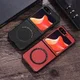 Samsung Galaxy Z Flip 5 Hoesje MagSafe Kunstleer Back Cover Wit afbeelding 7