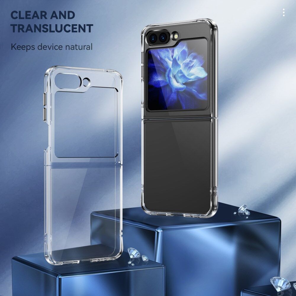 Samsung Galaxy Z Flip 5 Hoesje Schokbestendig Back Cover Transparant afbeelding 3