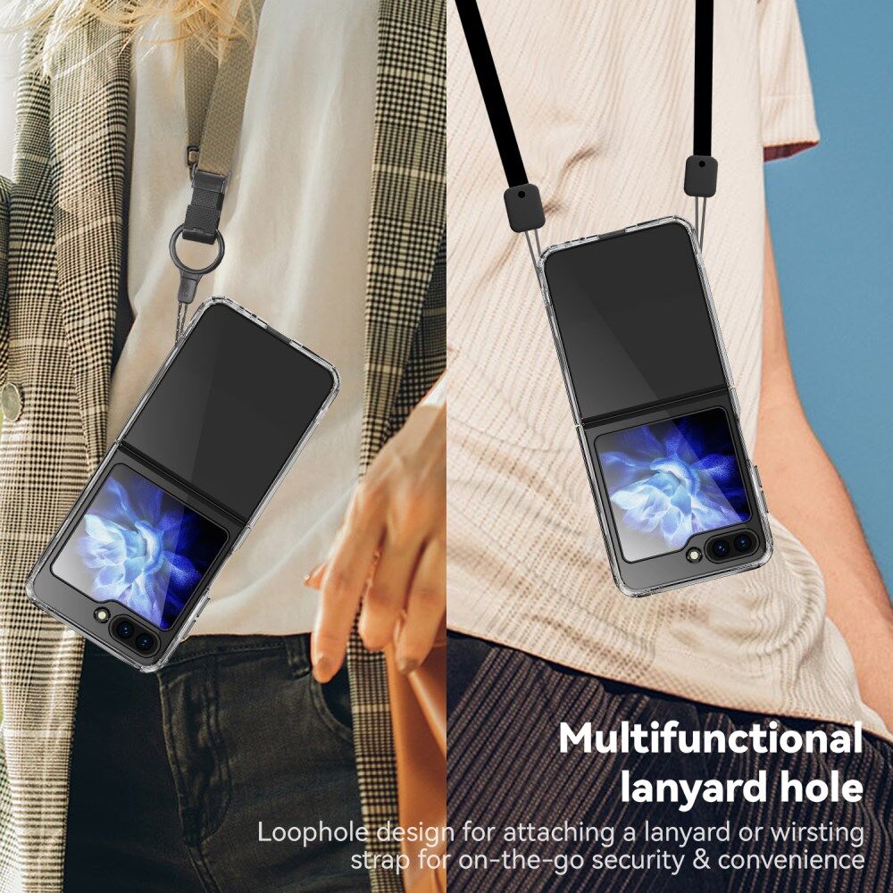 Samsung Galaxy Z Flip 5 Hoesje Schokbestendig Back Cover Transparant afbeelding 5