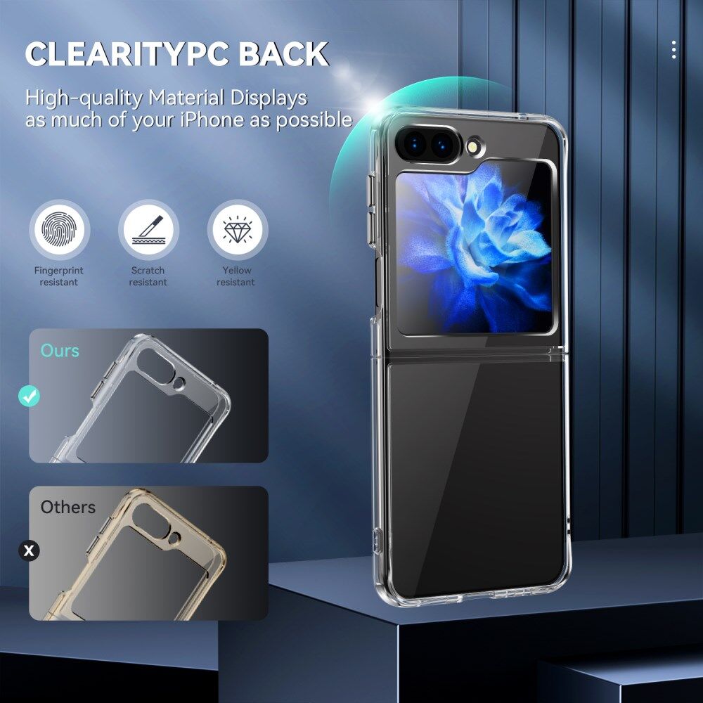 Samsung Galaxy Z Flip 5 Hoesje Schokbestendig Back Cover Transparant afbeelding 9